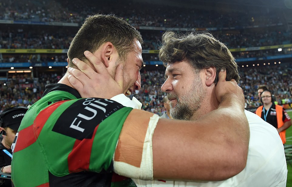 Sam Burgess and Russell Crowe