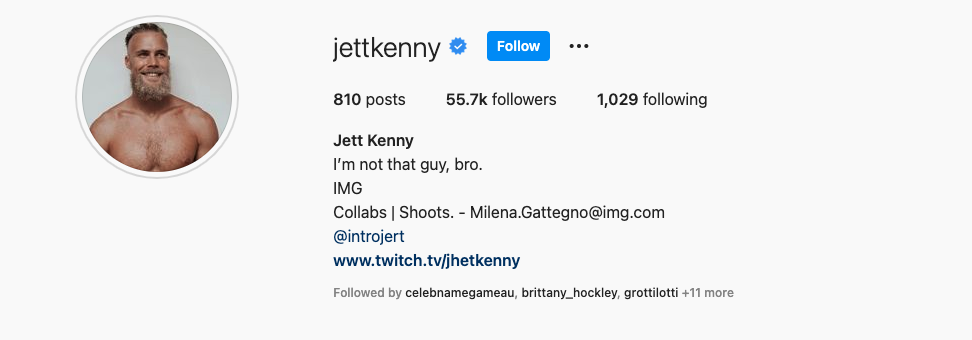 SAS Australia 2021 recruit Jett Kenny's Twitch account has been uncovered! Source: Instagram @jettkenny.