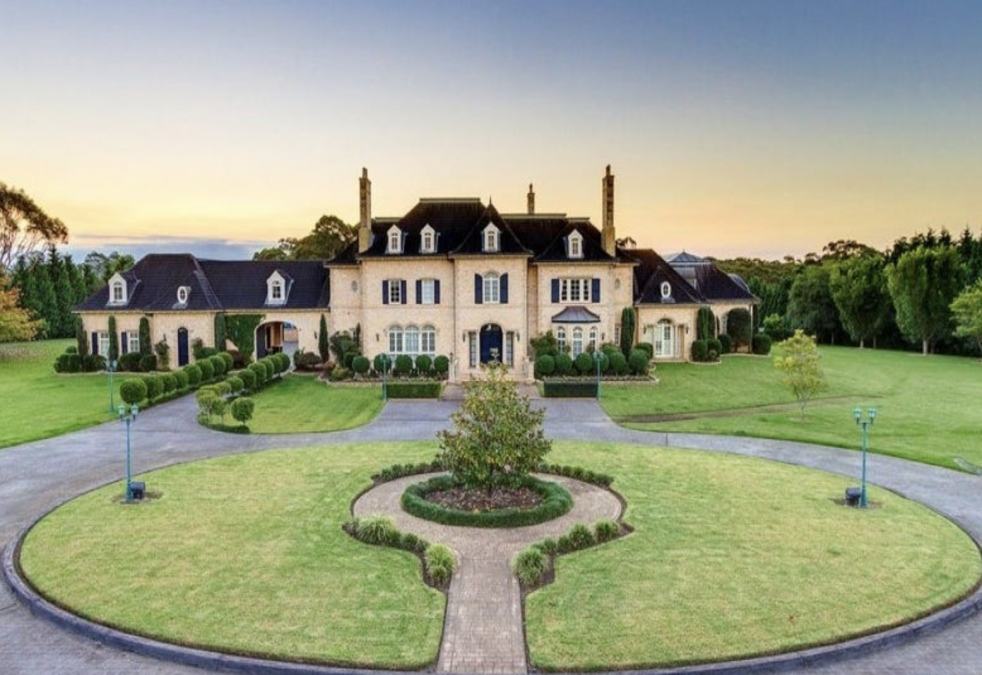 The new Bach mansion, Le Chateau, is located in Dural. Source: Realestate.com.