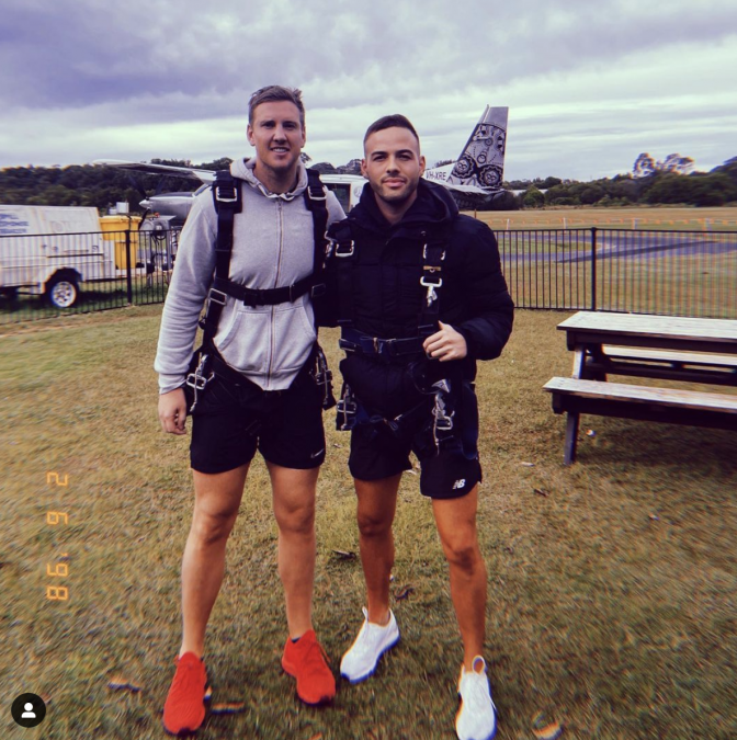 Liam Cooper and Samuel Levi recoupled after their respective stints on the Australian and New Zealand Married at First Sight. Source: Instagram @lcoop_13.