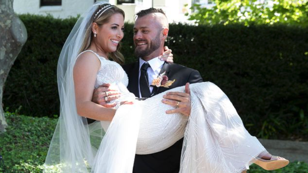 Jaimie Gardner is copping another wave of hate as Married at First Sight season eight airs tumultuous scenes with on-screen husband Chris Jenson in the UK. Source: Nine.