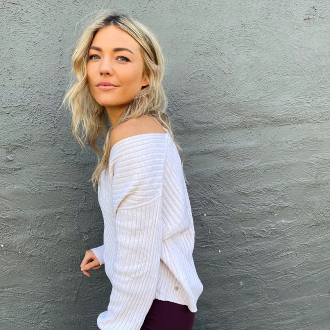 Sam Frost has resurfaced on Instagram after she disappeared from the app following backlash from her anti-vax rant. Source: Instagram @fro01.