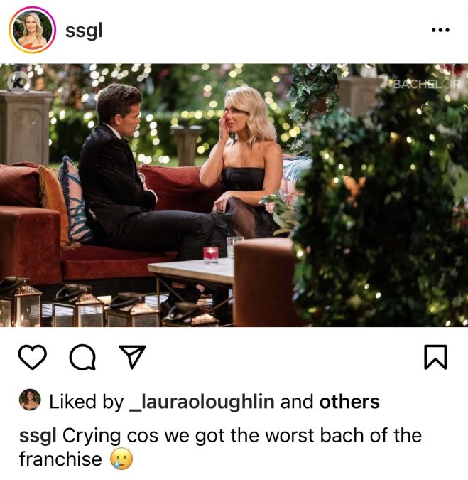 The Bachelor Australia 2021's Steph Lynch and Laura O'Loughlin have savagely edited the captions of their Bach snaps on Instagram.