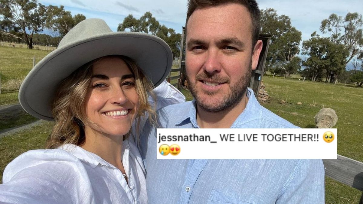 Farmer Wants a Wife 2021's only remaining couple Jess Nathan and Andrew Guthrie have revealed they're "finally" shacking up together.
