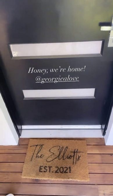 Lee Elliot and Georgia Love New Home
