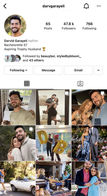 Brooke Blurton has wiped all evidence of her relationship with Darvid Garayeli from Instagram following their shock split.