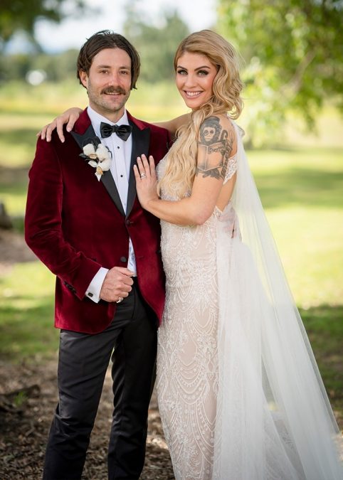 Booka Nile (pictured here with Brett Helling) was a Married at First Sight Australia 2021 contestant. 