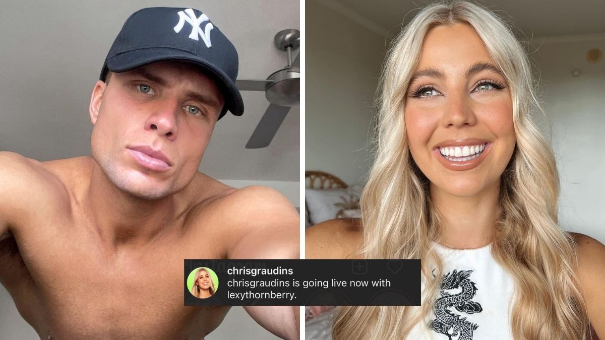 Love Island Australia's Chris Graudins and Lexy Thornberry have taken to Instagram to deny rumours that they are dating.