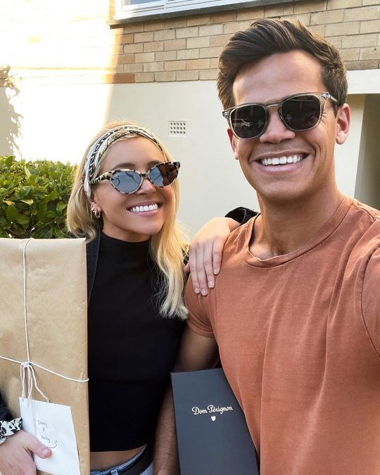 The Bachelor Australia's Jimmy Nicholson posted an adorable pic of himself and Holly Kingston to Instagram, sharing the news the pair had moved in together