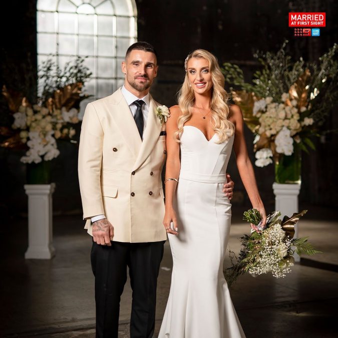 Tamara and Brent MAFS wedding
married at First Sight Australia