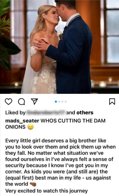 Jackson Lonie sister Instagram post MAFS