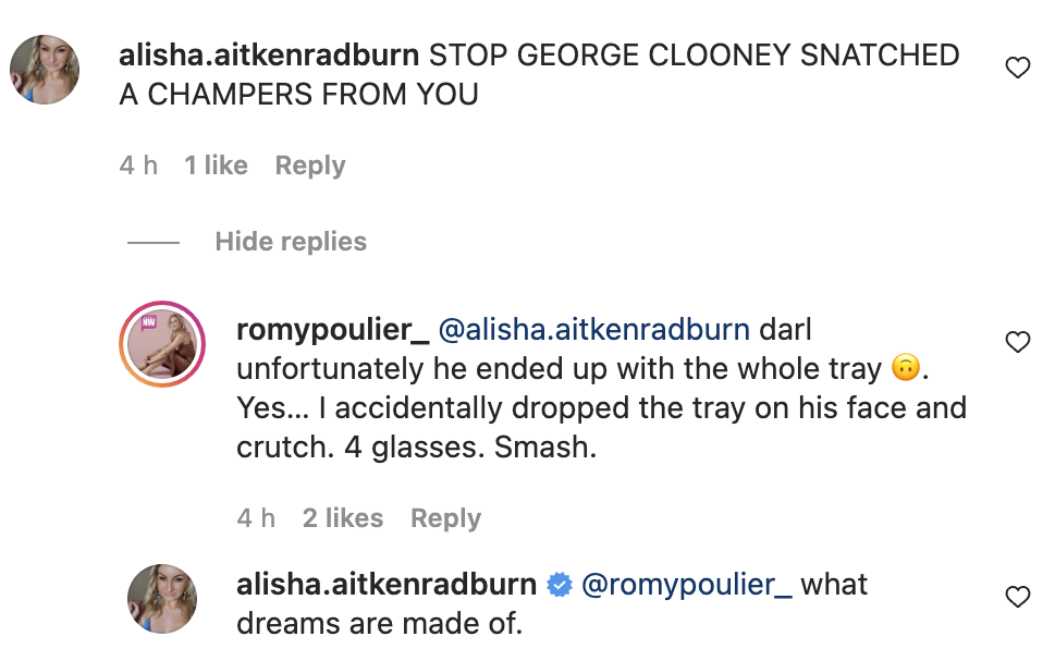 Romy Poulier George Clooney