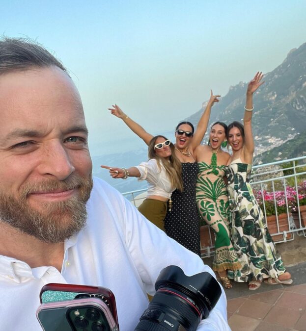 husband hamish blake zoe foster wife friends italy trip holiday photographer funny