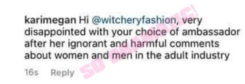 witchery comments deleted