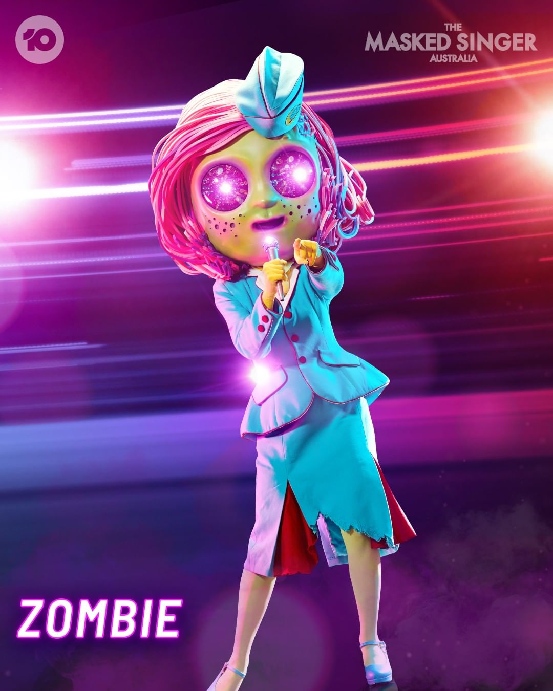 zombie masked singer australia