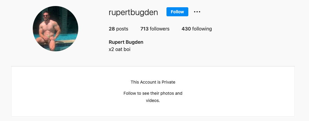 rupert bugden mafs 2023 instagram 