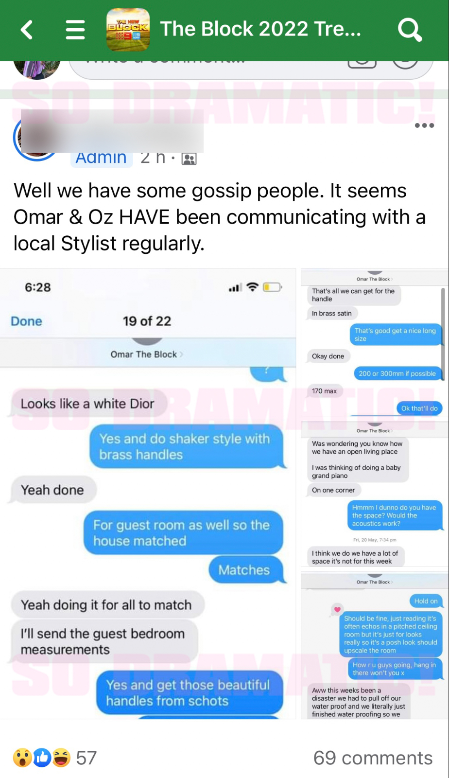 omar text stylist leaked the block facebook group