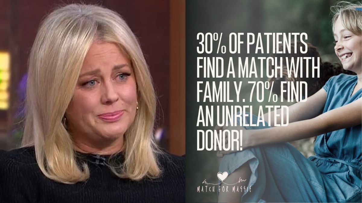 samantha armytage calls for stell cell bone marrow donations for match for maggie girl aged 14 with blood cancer