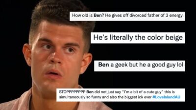 love island australia fans 2022 react to ben gleeson