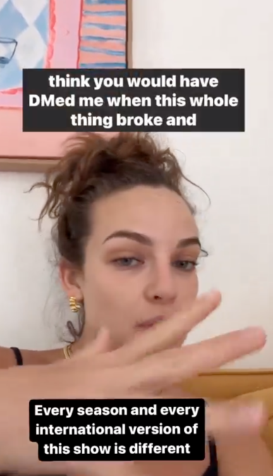 abbie chatfield calls out laura byrne