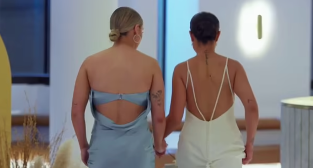 blue dresses bridesmaids married at first sight 