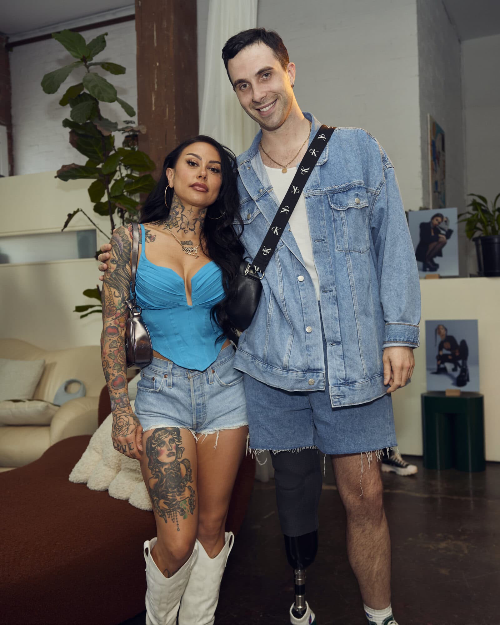 Layla John and Hugo Hammond attend their first event as a couple