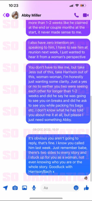 abby bronte harrison reunion married at first sight text message receipts