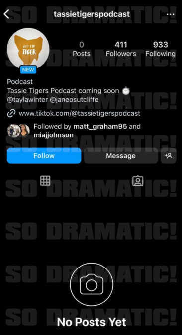 tayla winter podcast tassie tigers
