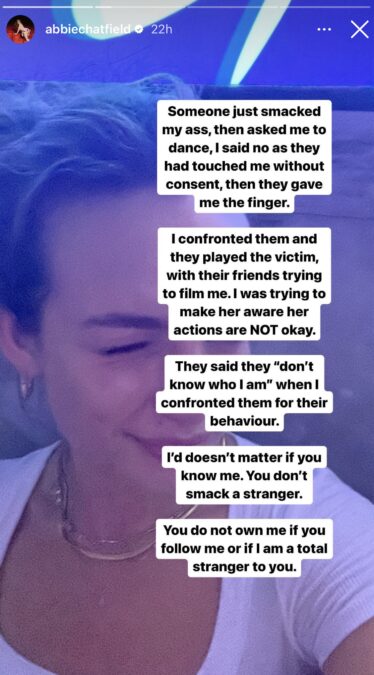 abbie instagram story