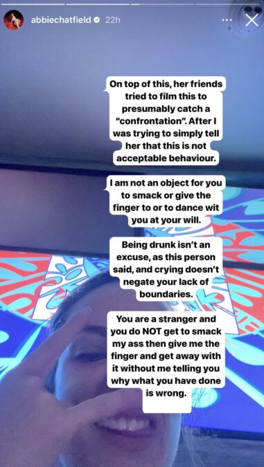 abbie instagram story