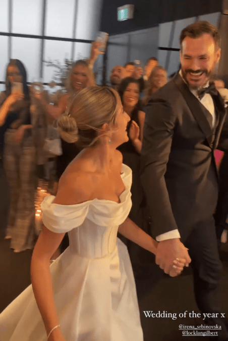 Just married! Inside The Bachelor's Locky Gilbert and Irena Srbinovska's SURPRISE WEDDING