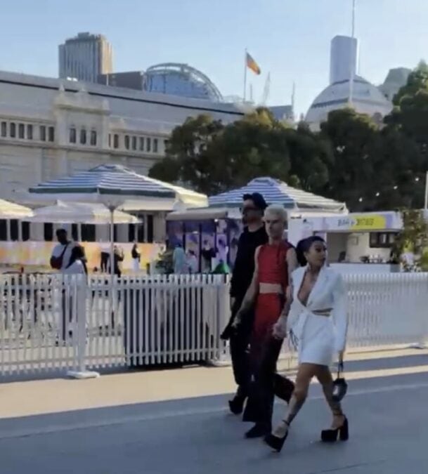 The Bachelors' Jed McIntosh was seen holding hands with Jessica Brody during Melbourne Fashion Week shortly after his breakup with Alesia Delaney
