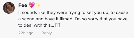 abbie chatfield tiktok comment