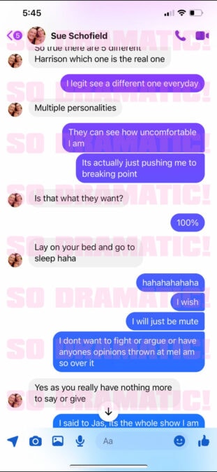 bronte married at first sight texts