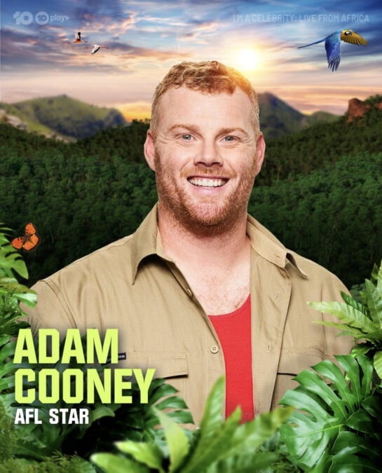 adam cooney i'm a celebrity australia 2023 prize money charity