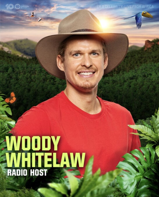 woody whitelaw im a celebrity australia 2023 donation to charity