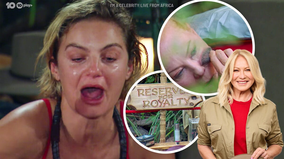 Domenica break down Kerri-Anne makeup I'm A Celebrity