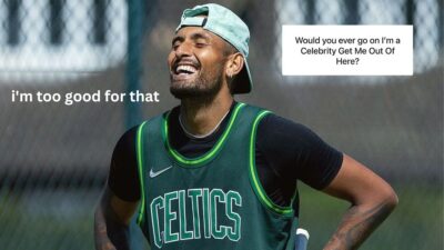 Nick Kyrgios laughing at mere thought of appearing on I'm A Celebrity