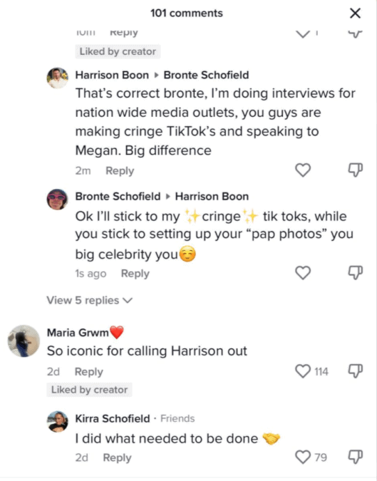 bronte harrison married at first sight tiktok