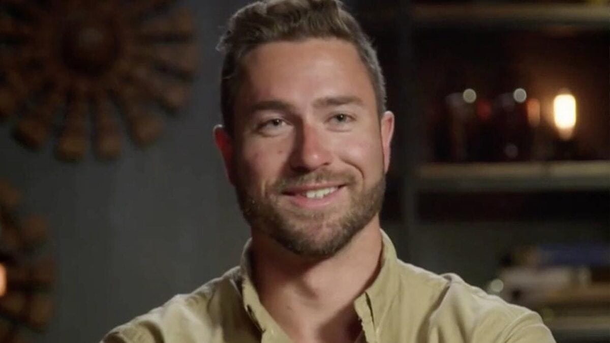 harrison boon married at first sight smiling at the camera