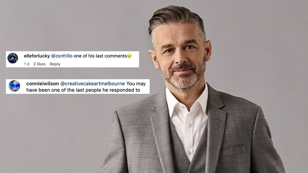 Jock Zonfrillo's last interaction online