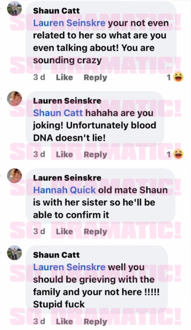 shaun catt confirms dannii erskine's death on facebook