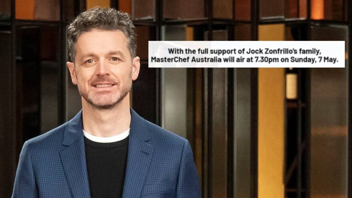 Masterchef premiere date following Jock's death