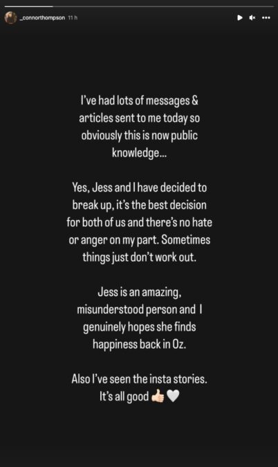 connor thompson jessika power breakup story