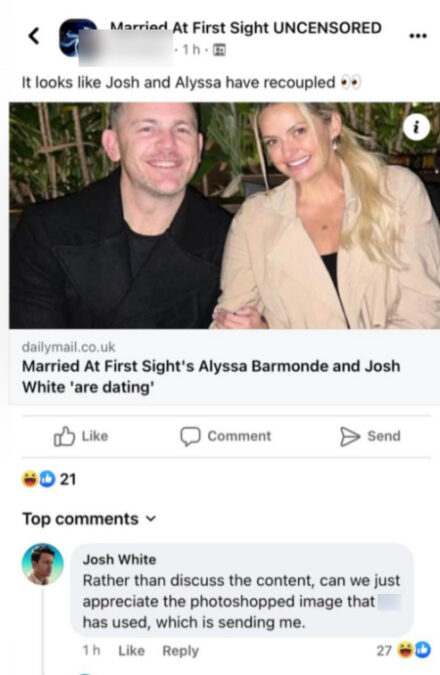 alyssa josh fake photoshopped photo mafs