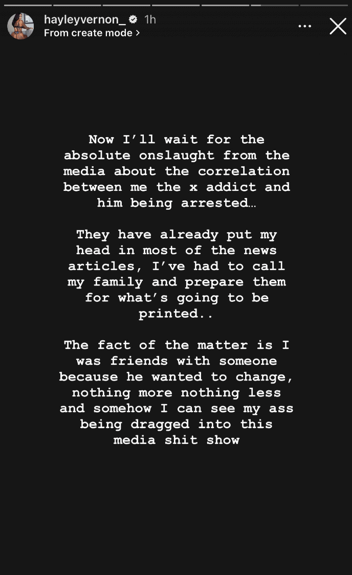 MAFS' Hayley Vernon responds to Seb Guilhaus' arrest