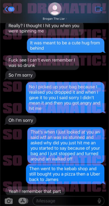 brogen vernon texts fboy island