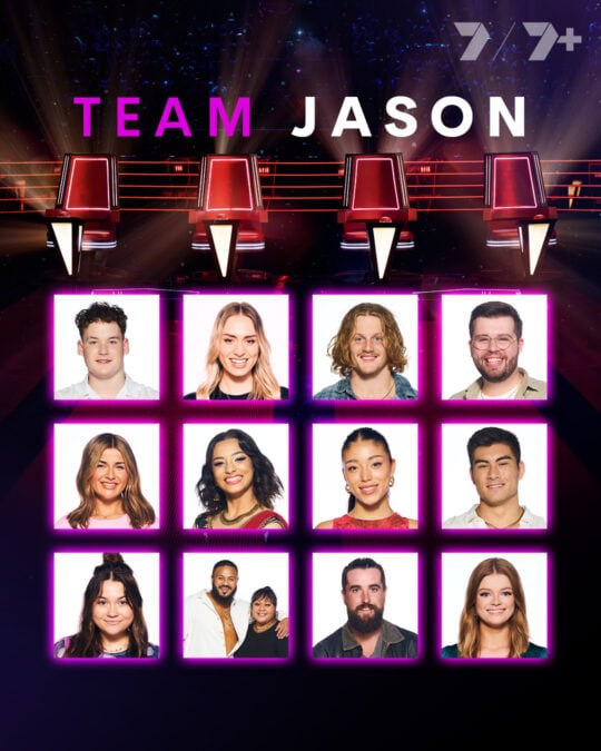 Team Jason - The Voice 2023 on Channel 7 and 7plus