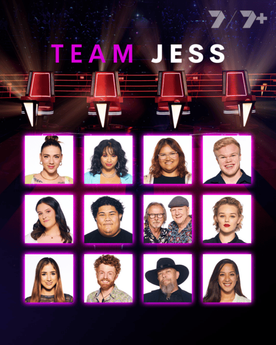 Team Jess - The Voice 2023 on Channel 7 and 7plus