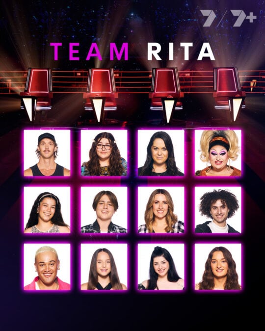 Team Rita - The Voice 2023 on Channel 7 and 7plus
